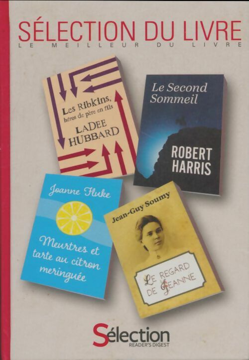 Livrenpoche : Les Ribkins / Le second sommeil / Meurtres et tarte au citron meringuée / Le regard de Jeanne - Collectif - Livre
