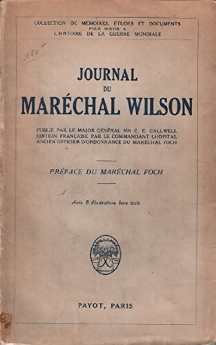 Livrenpoche : Journal du maréchal Wilson. - Maréchal Wilson - Livre