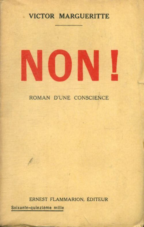 Livrenpoche : Non ! - Victor Margueritte - Livre