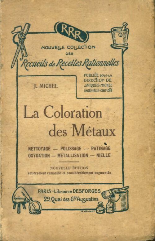 Livrenpoche : La coloration des métaux - Jacques Michel - Livre