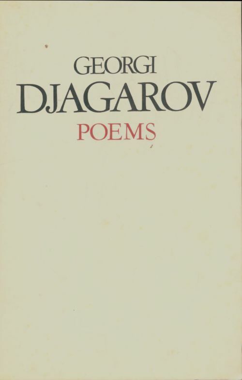 Livrenpoche : Poems - Georgi Djagarov - Livre