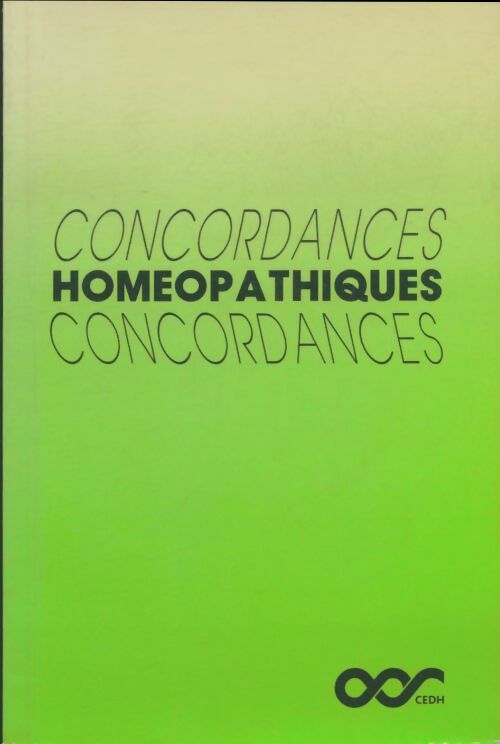 Livrenpoche : Concordances homépathiques - Collectif - Livre