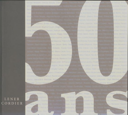 Livrenpoche : 50 ans - Lener Cordier - Livre