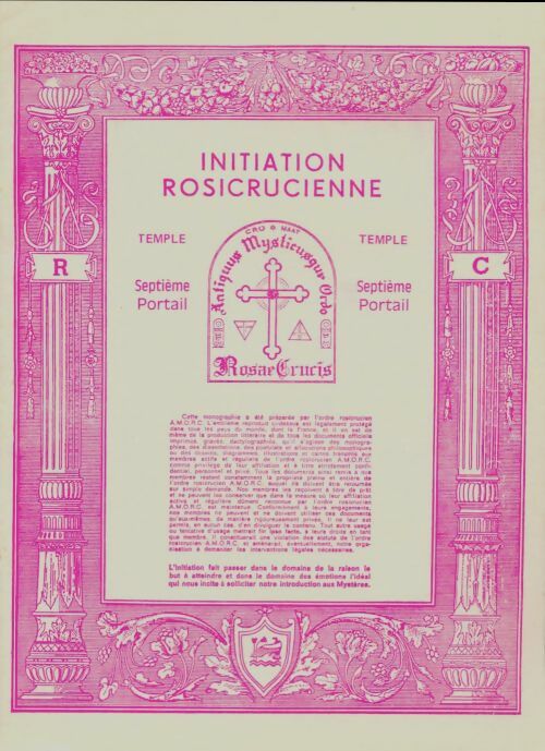 Livrenpoche : Initiation rosicrucienne : Septième portail - Collectif - Livre