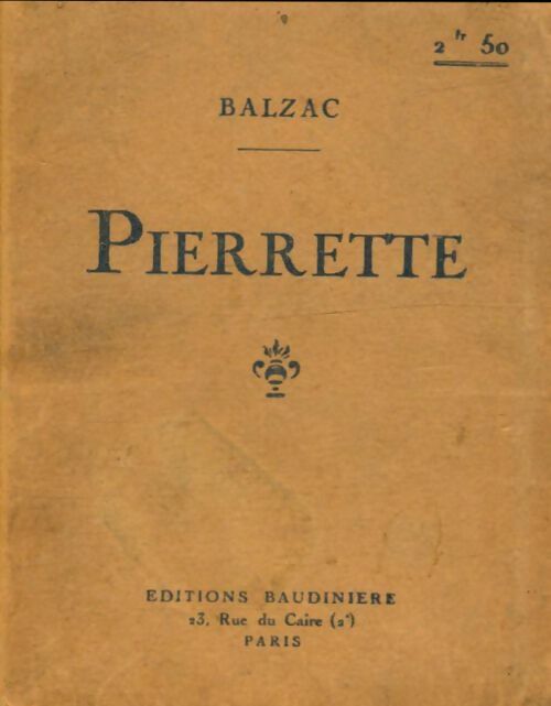 Livrenpoche : Pierrette - Honoré De Balzac - Livre