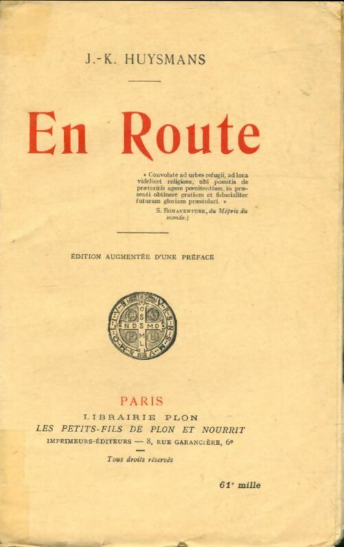 Livrenpoche : En route - Joris-Karl Huysmans - Livre