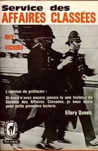 Livrenpoche : Service des affaires classées Tome I  - Roy Vickers - Livre