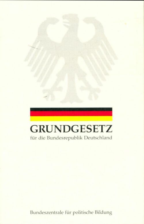 Livrenpoche : Grundgesetz für die Bundesrepublik Deutschland - Collectif - Livre