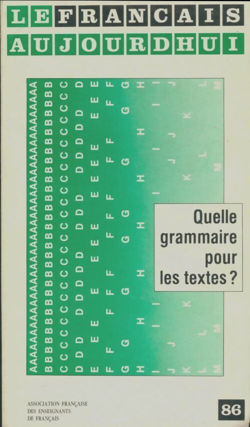 Livrenpoche : Le français aujourd'hui n°86 - Collectif - Livre