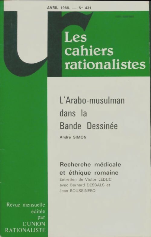 Livrenpoche : Les cahiers rationalistes n°431 - Collectif - Livre