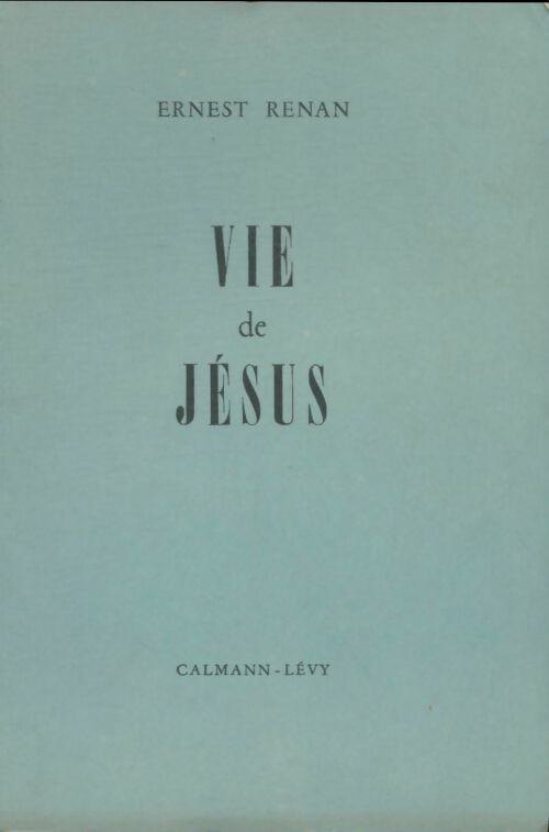 Livrenpoche : Vie de Jésus - Ernest Renan - Livre