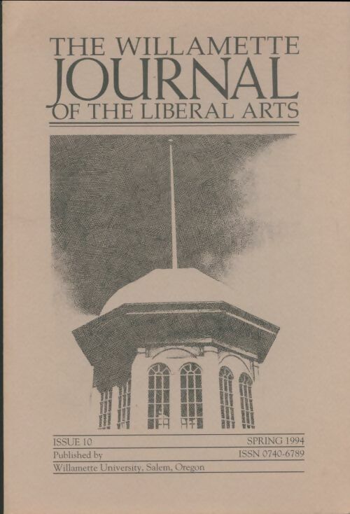 Livrenpoche : The Willamette : Journal of the liberal arts n°10 - Collectif - Livre