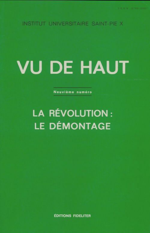 Livrenpoche : Vu de haut n°9 : La révolution : Le démontage - Collectif - Livre