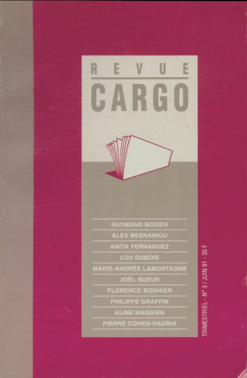Livrenpoche : Revue cargo n°3 - Collectif - Livre