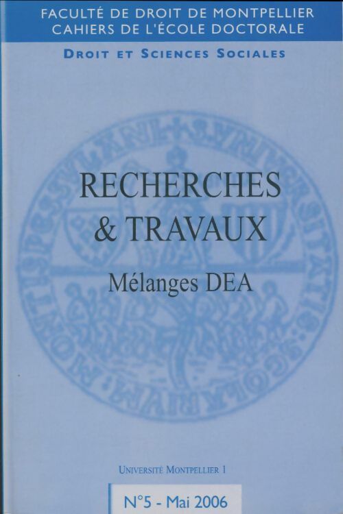 Livrenpoche : Recherches & travaux n°5 - Collectif - Livre