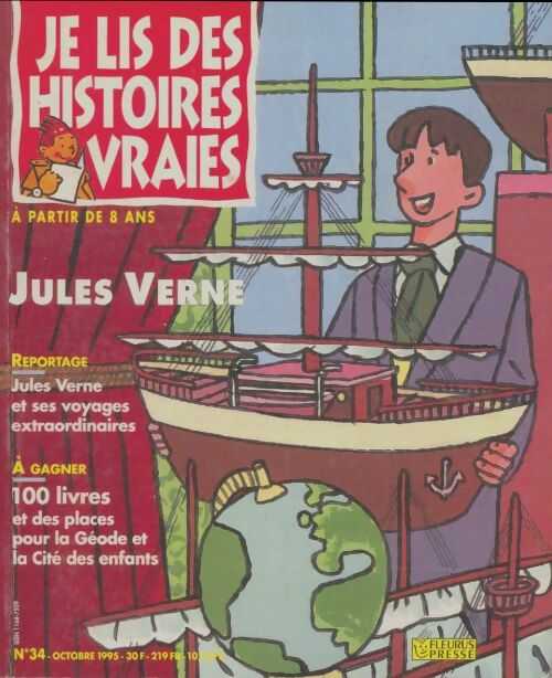Livrenpoche : Je lis des histoires vraies n°34 : Jules Verne - Collectif - Livre