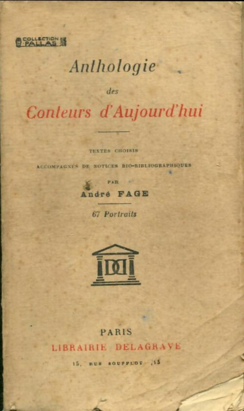 Livrenpoche : Anthologie des conteurs d'aujourd'hui. - André Fage - Livre