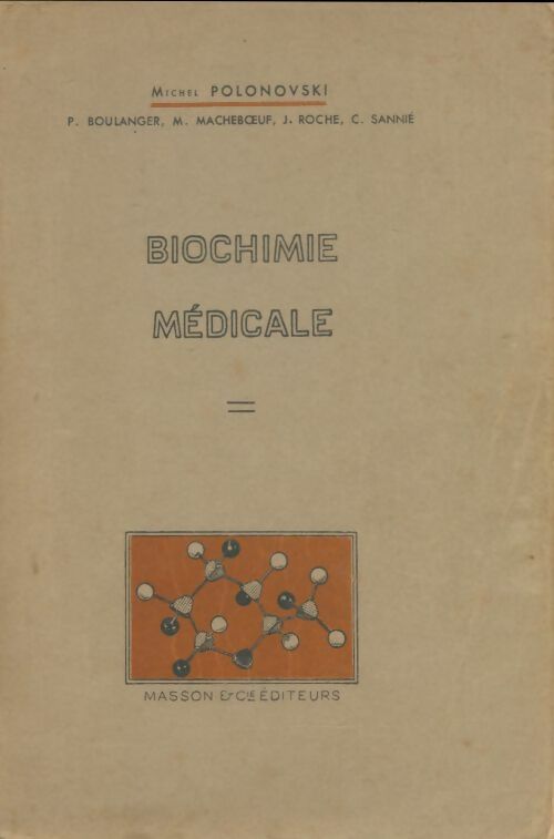 Livrenpoche : Biochimie médicale - Michel Polonovski - Livre