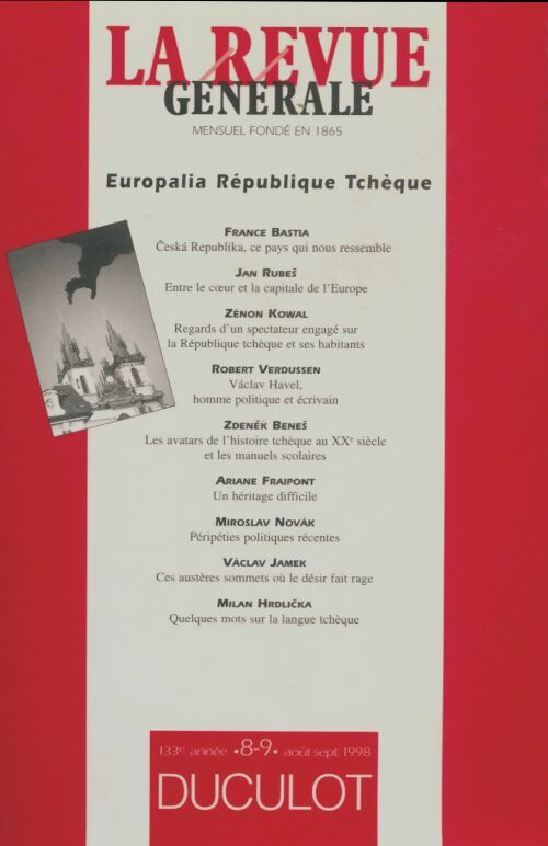 Livrenpoche : La revue générale n°8-9 - Collectif - Livre