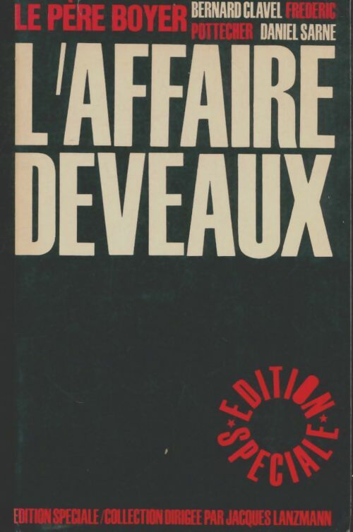 Livrenpoche : L'affaire deveaux - Collectif - Livre