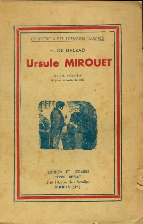 Livrenpoche : Ursule Mirouët - Honoré De Balzac - Livre
