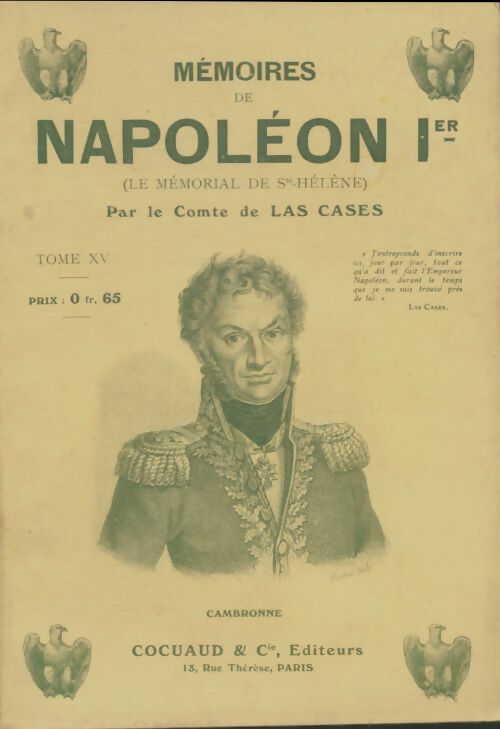 Livrenpoche : Mémoires de Napoléon 1er Tome XV - Comte Las Cases - Livre