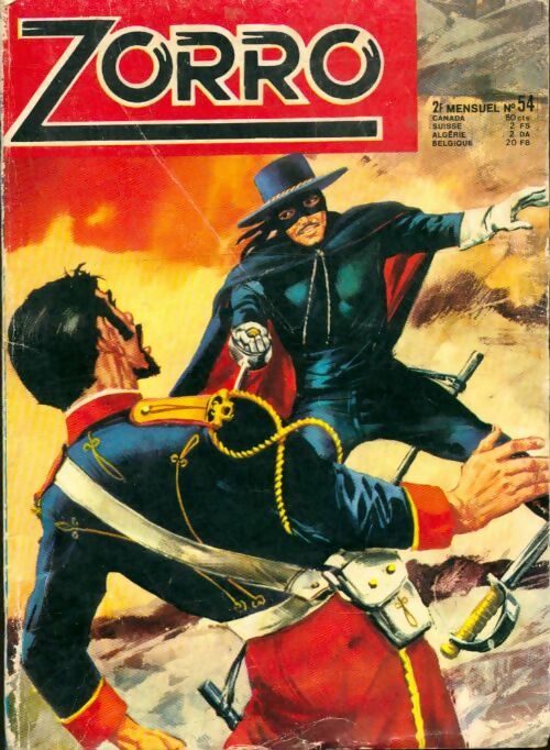 Livrenpoche : Zorro n°54 - Collectif - Livre