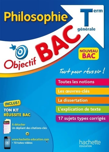 Livrenpoche : Objectif Bac - Philosophie - Terminale - Florianne Chamama - Livre