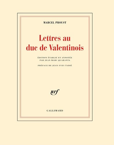 Livrenpoche : Lettres au duc de Valentinois - Marcel Proust - Livre
