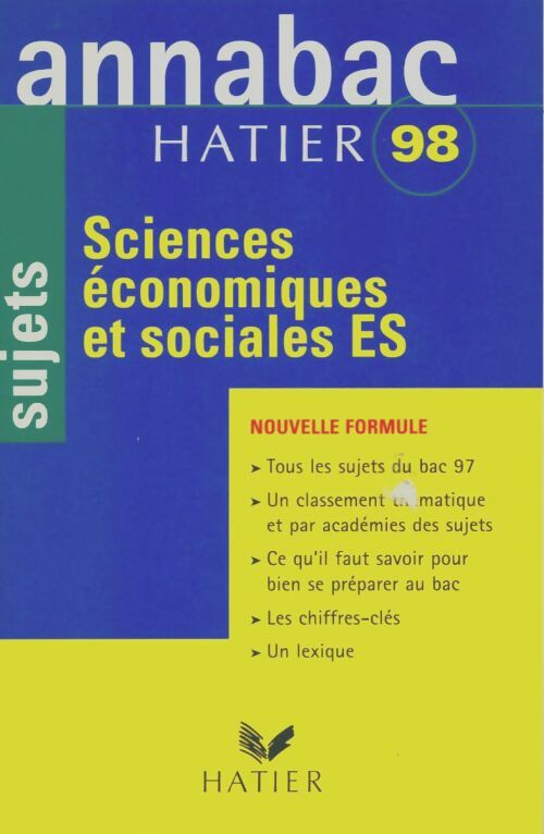 Livrenpoche : Sciences économiques et sociales - Collectif - Livre