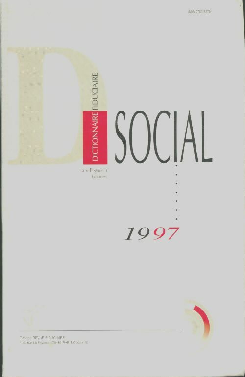 Livrenpoche : Dictionnaire Social 1997 - Claude Desset - Livre
