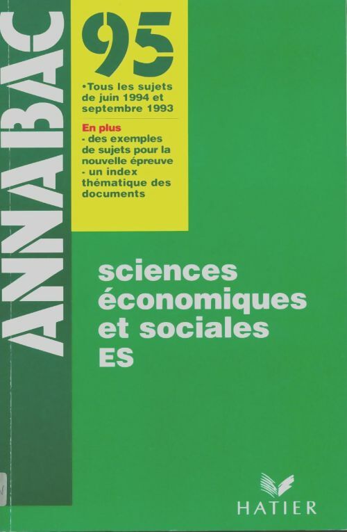 Livrenpoche : Sciences économiques et sociales Es - Collectif - Livre