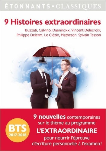 Livrenpoche : 9 Histoires extraordinaires : PROGRAMME BTS 2017-2018 - Dino Buzzati - Livre