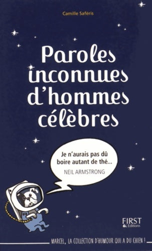 Livrenpoche : Paroles inconnues d'hommes célèbres - Camille Saféris - Livre