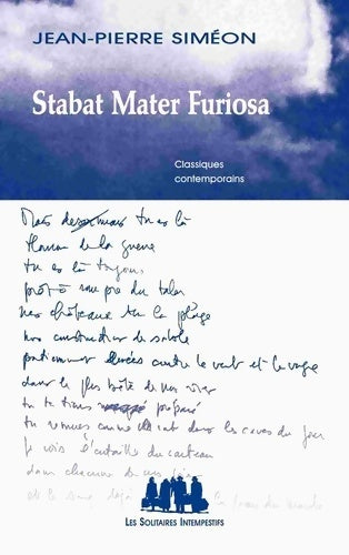 Livrenpoche : Stabat mater furiosa - Jean-Pierre Siméon - Livre