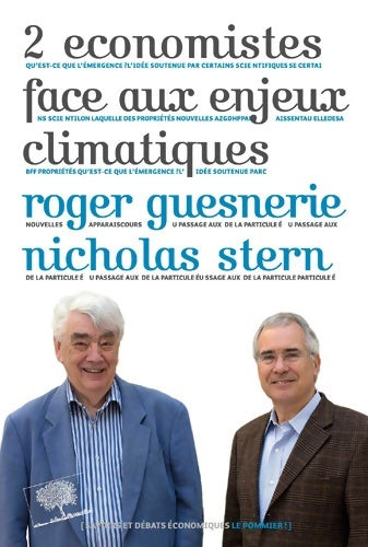 Livrenpoche : 2 économistes face aux enjeux climatiques - Nicholas Stern - Livre
