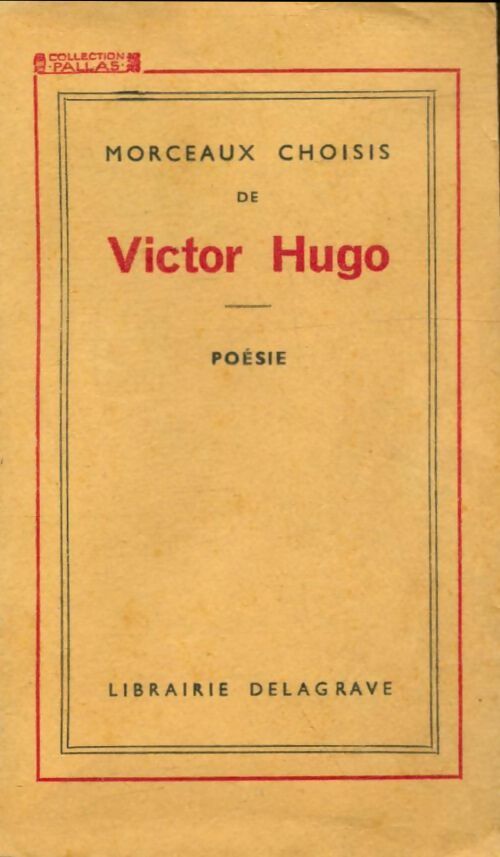 Livrenpoche : Morceaux choisis : Poésie - Victor Hugo - Livre