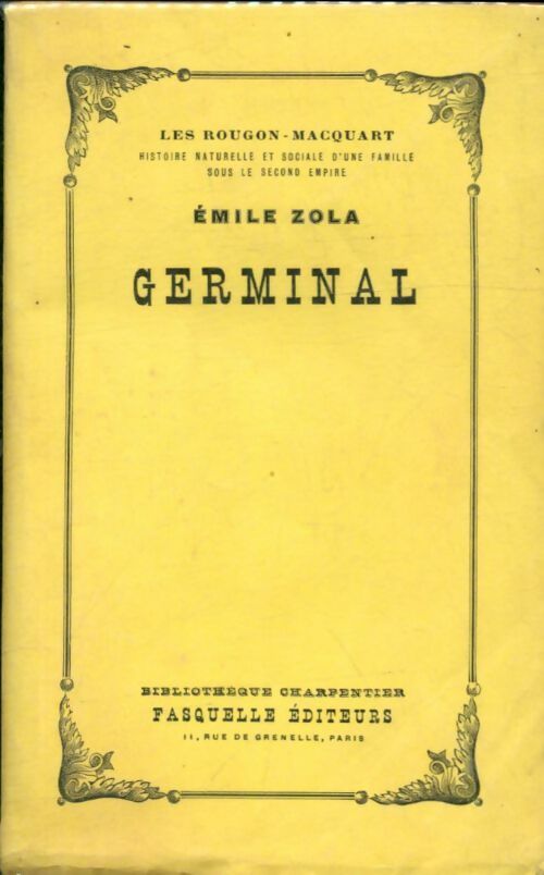 Livrenpoche : Germinal - Emile Zola - Livre