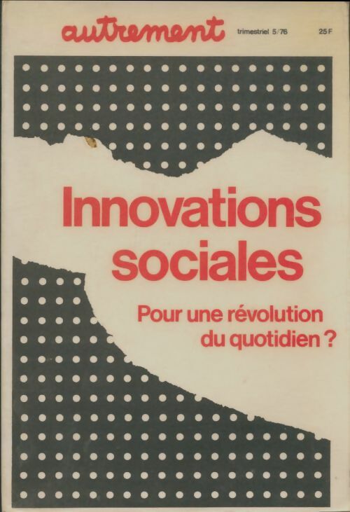 Livrenpoche : Innovations sociales - Collectif - Livre