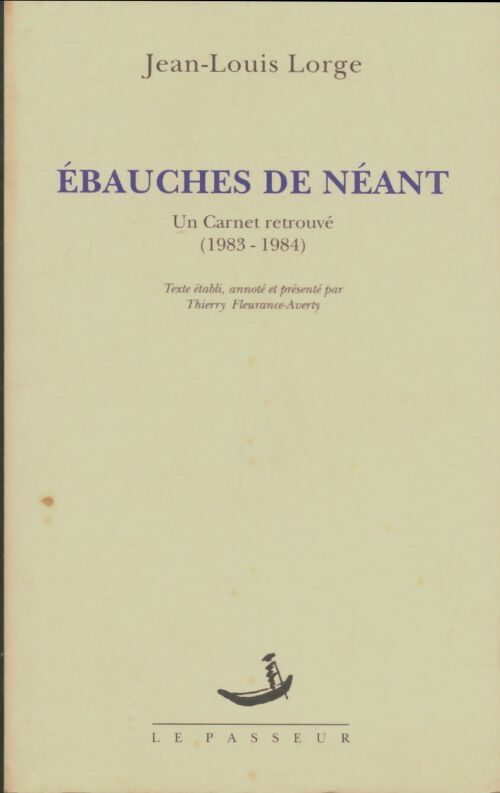 Livrenpoche : Ebauches de néant - Jean-Louis Lorge - Livre