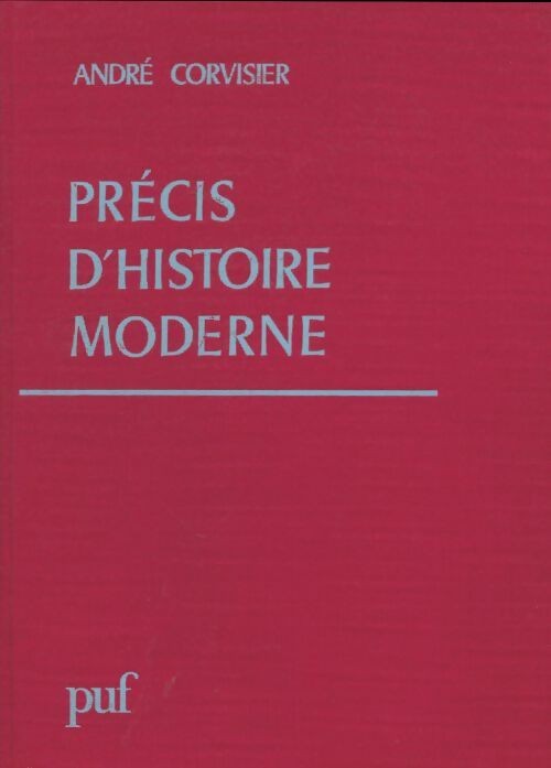 Livrenpoche : Précis d'histoire moderne - André Corvisier - Livre