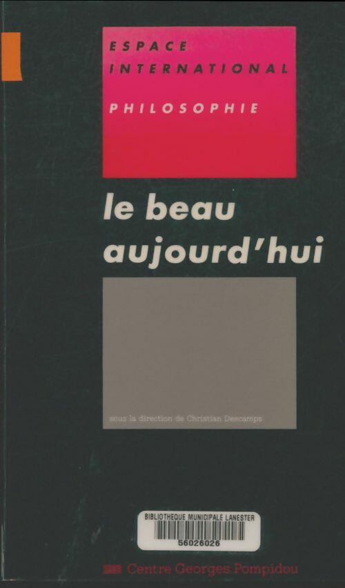 Livrenpoche : Le beau aujourd'hui - Christian Descamps - Livre