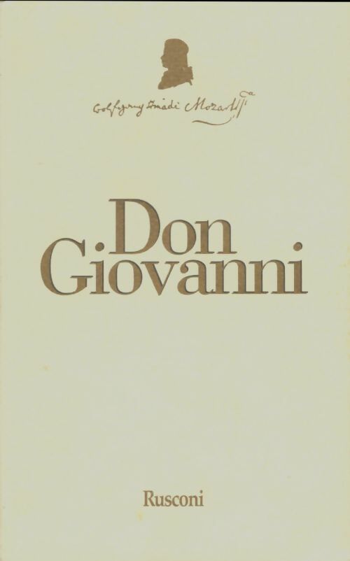 Livrenpoche : Don Giovanni - Wolfgang Amadeus Mozart - Livre