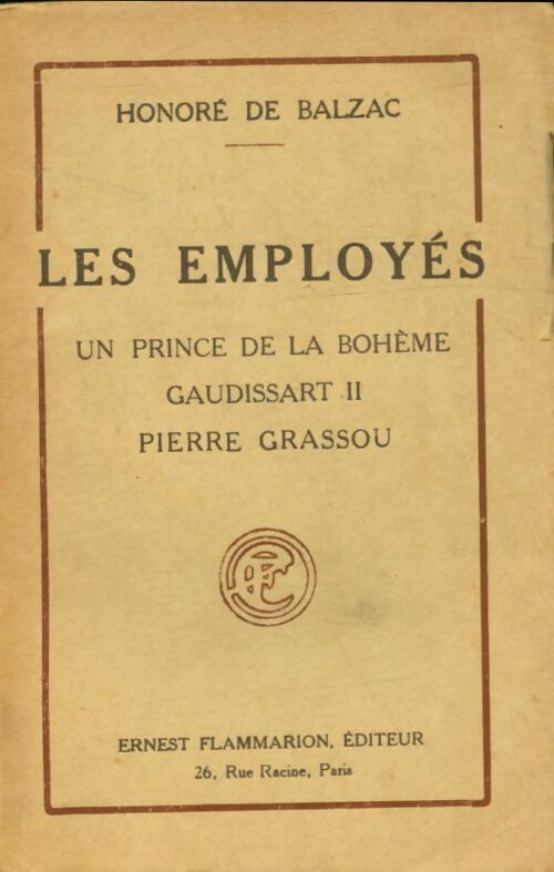 Livrenpoche : Les employés - Honoré De Balzac - Livre