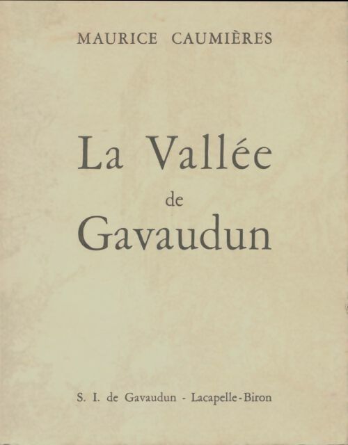 Livrenpoche : La vallée de Gavaudun  - Maurice Caumières - Livre