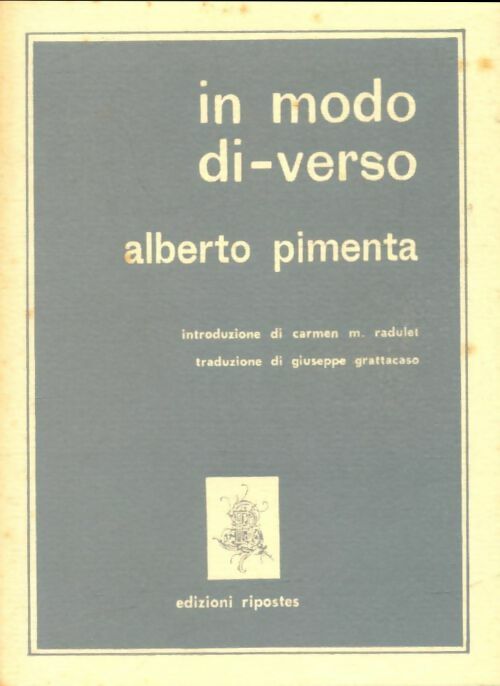 Livrenpoche : In modo di-verso - Alberto Pimenta - Livre