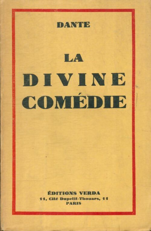 Livrenpoche : La divine comédie - Dante - Livre