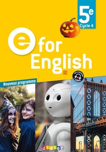 Livrenpoche : E for English 5e - Anglais Ed. 2017 -Livre de l'élève - Laura Cursat - Livre