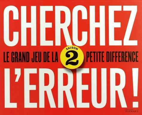 Livrenpoche : Cherchez l Erreur 2 - Télémaque - Livre