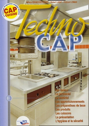 Livrenpoche : Techno CAP cuisine - Michel Maincent-Morel - Livre